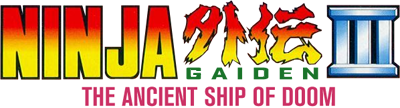 Ninja Gaiden III: Ancient Ship of Doom logo for Atari Lynx